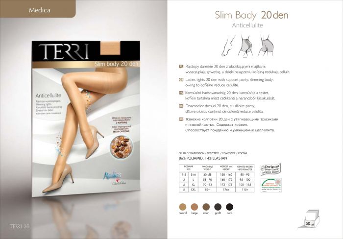 Terri Medica Slimbody20 Den   Catalog | Pantyhose Library